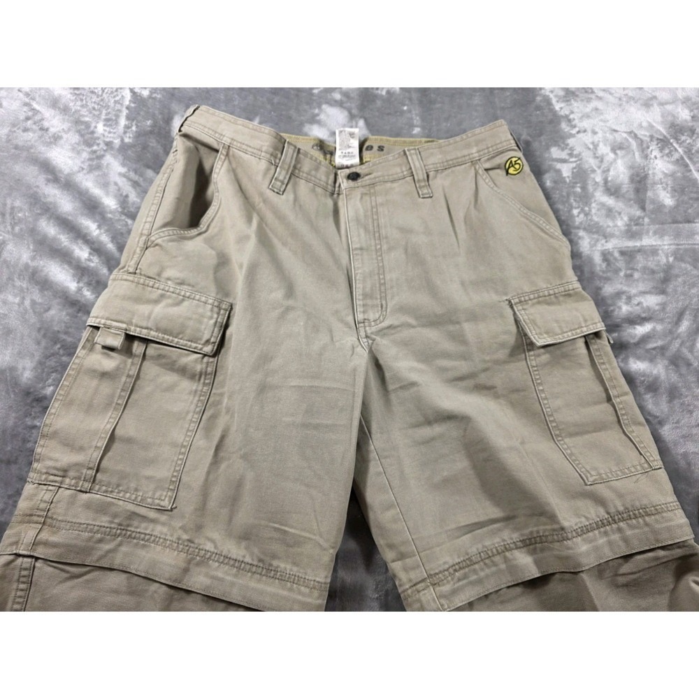 Vtg North Face A5 Series 36x32 Dyno Convertible Cargo Y2k Canvas Pants Khaki - Picture 2 of 10